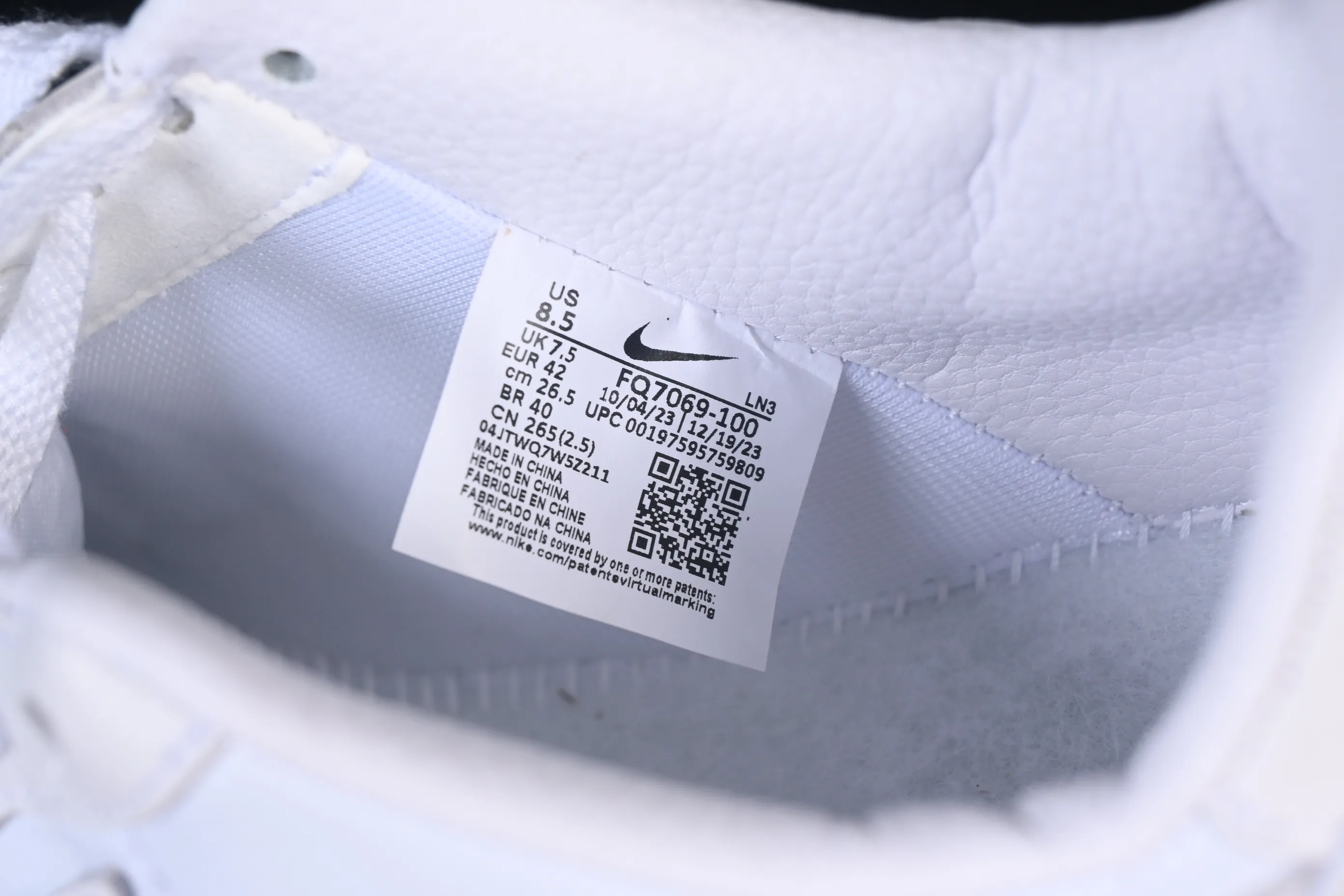 All categories Nk Air Force 1 Air Force series Nk Air Force 1 Low Air Force low-top C version CPFM x Nike Air Force 1'07 Low joint model Air Force 1 low-top casual sneakers FQ7069-100